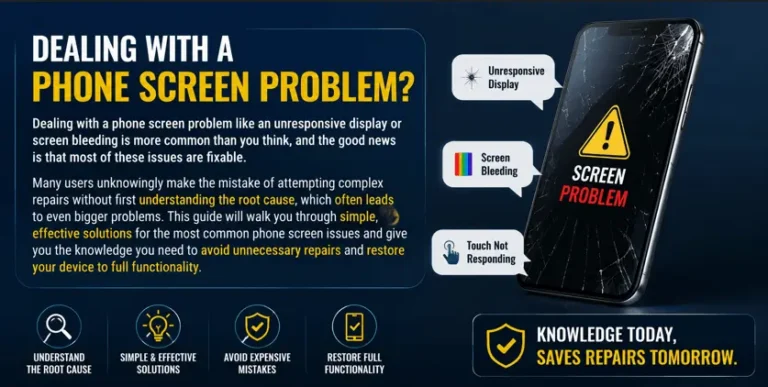 Dealing with phone screen problems